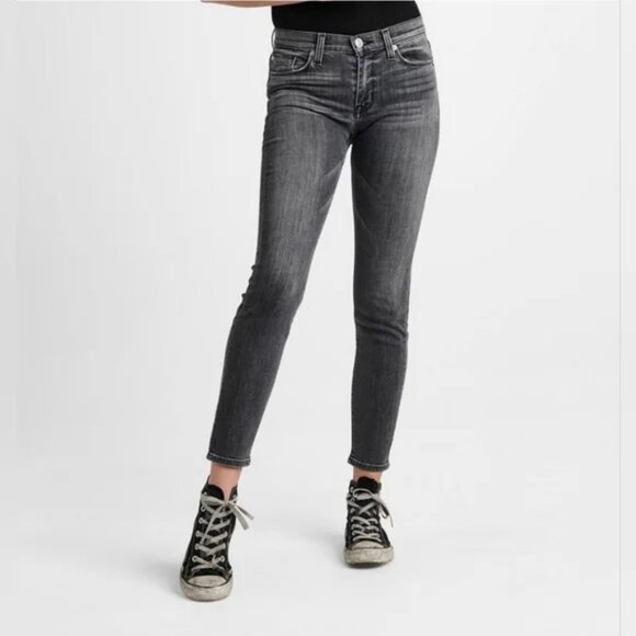 GUC- Hudson Colette Midrise Ankle Skinny in washed black. - Picture 1 of 4